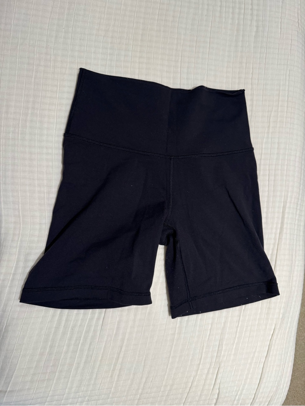 Aritzia Black High-Rise Bike Shorts